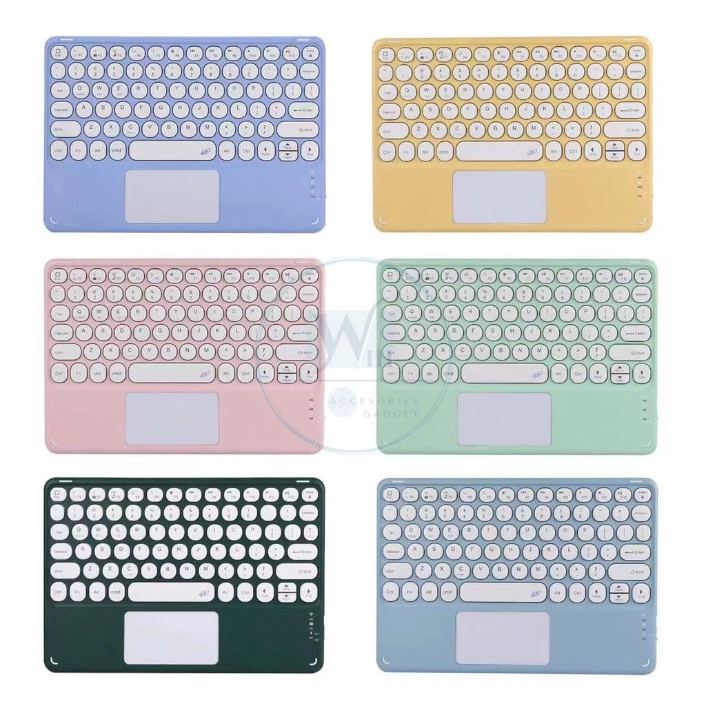 KEYBOARD TOUCHPAD BLUETOOTH 3.0 UKURAN 9" 10" 11" SUPER TIPIS SUPPORT ALL TIPE IPAD TABLET HP LAPTOP SMART TV