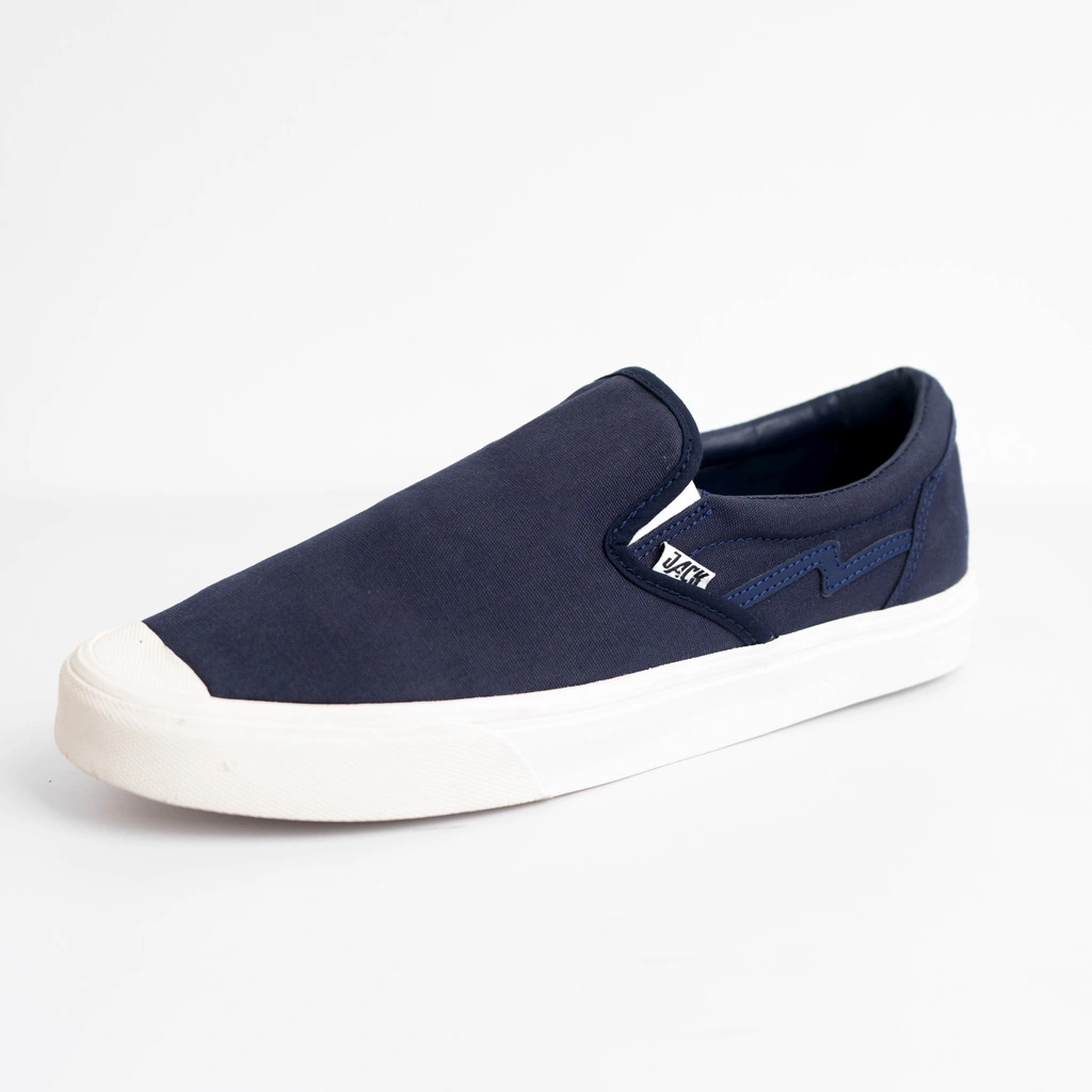 Sepatu Sneakers Pria JACK IDN  Vulcanized Sneakers Sepatu Casual | Casa Navy