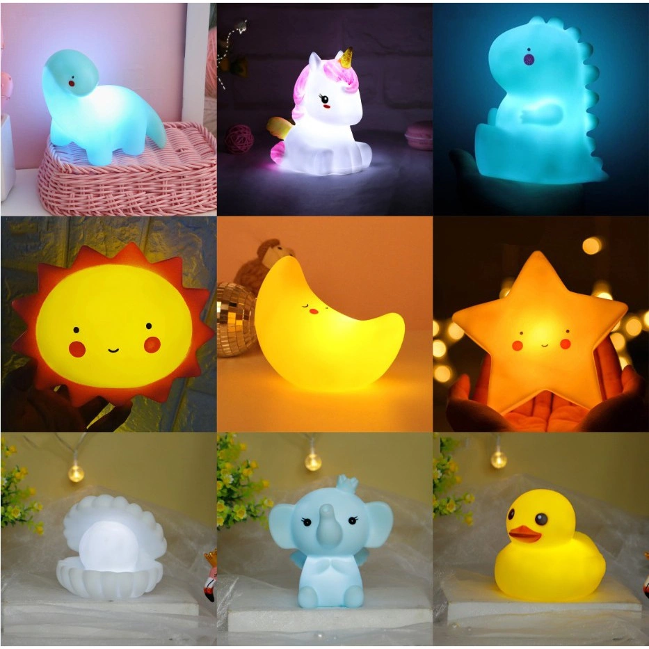 Lampu tidur Anak Zamzam/T-rex unik dan lucu dengan bentuk yang unik dan lampu tidur menemani tidur anda B