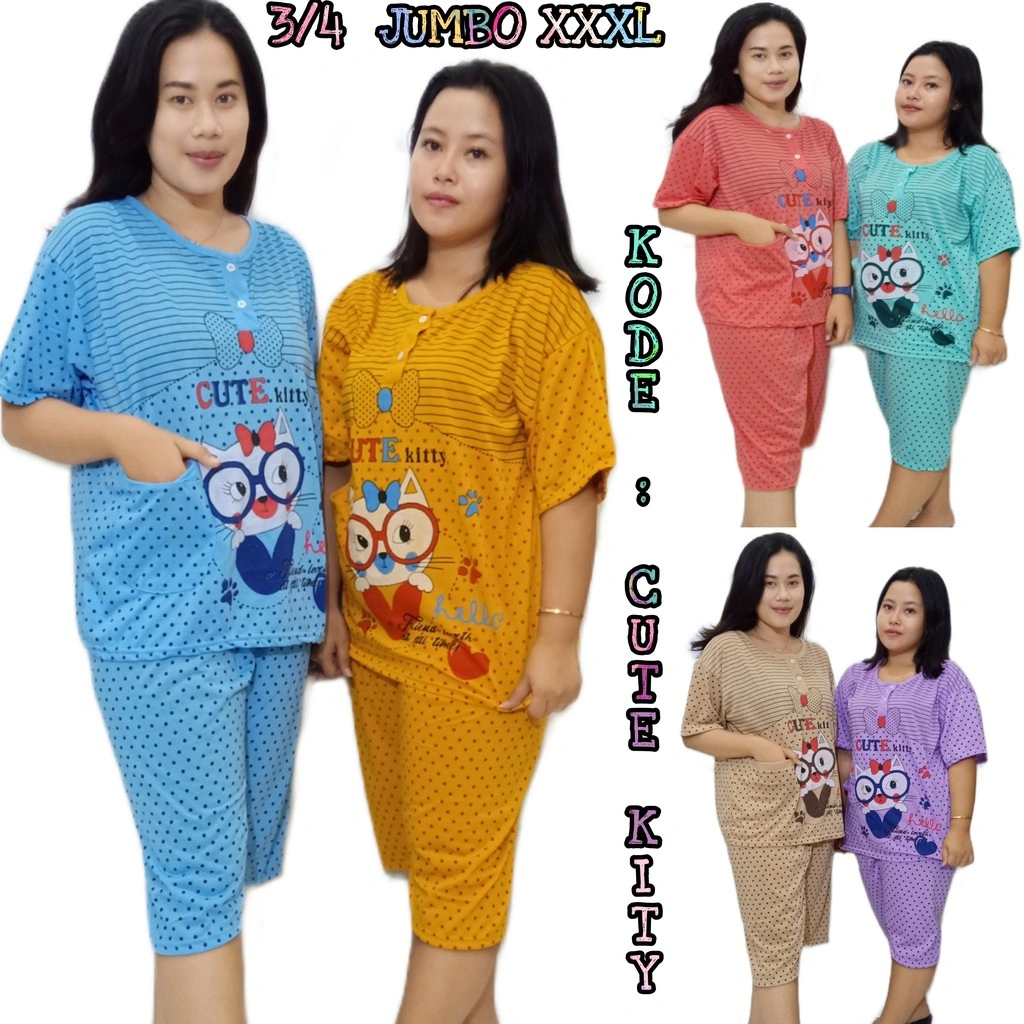 babydoll wanita jumbo dewasa serian muda baan kaos BB MAX 85KG