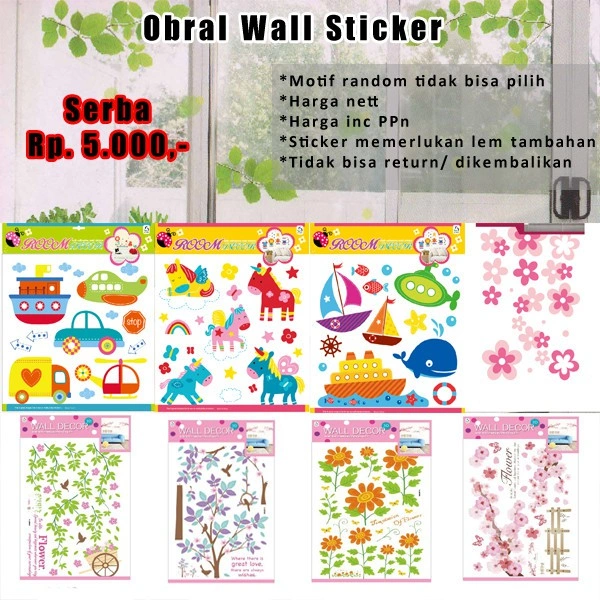 Fantasy Wallpaper Sticker Kaca Dinding Hiasan Dekorasi Kamar Anak Motif Lucu Stiker Dinding Motif Hewan Glow In The Dark Luminous