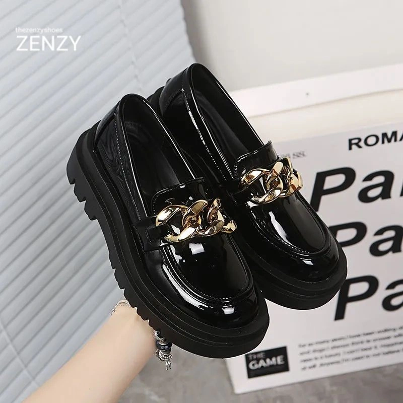 TZS Zenzy Yeonie Shoes - Sepatu Platform - Loafers Wanita - Docmart Wanita
