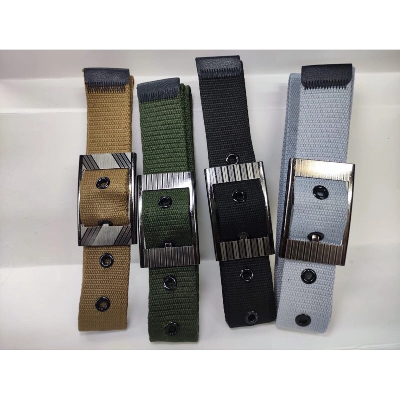 TERBARU !!! ikat pinggang canvas jrm polos warna