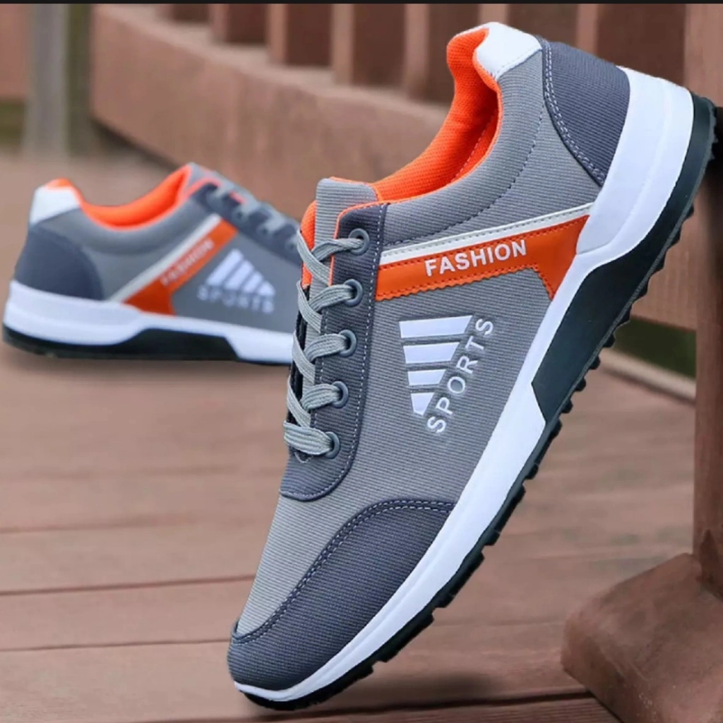 Sepatu Sneakers Wanita Sport Import - Sepatu Lari Senam Jogging Cewek Ringan Empuk Sol Karet