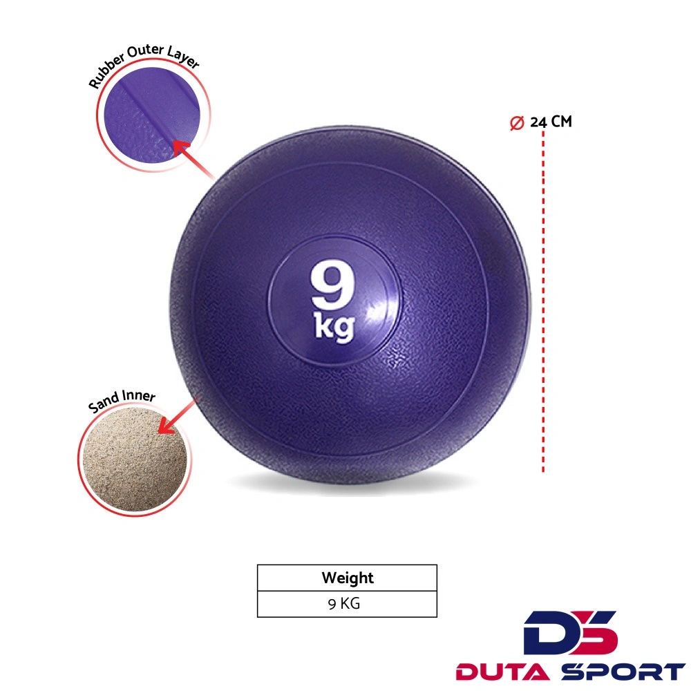 Medicine Ball Premium Bola Latihan Fitness 9Kg 9 Kg ROX Original