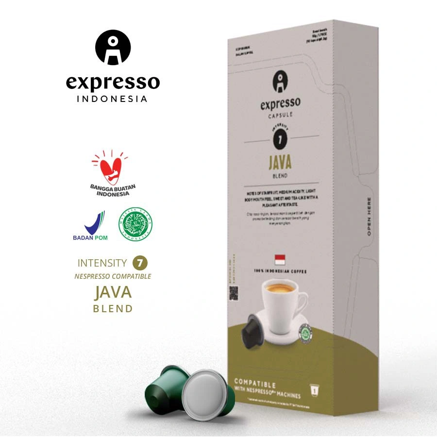 Expresso Indonesia - Reguler Capsule - Nespresso Compatible - Java Blend