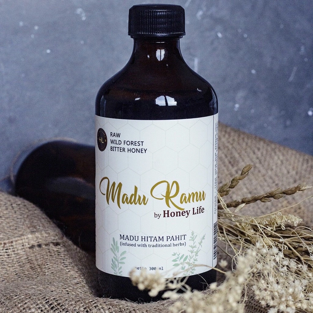 HL - Madu Ramu By Honey Life | Madu Asli Hitam Pahit Honey Life