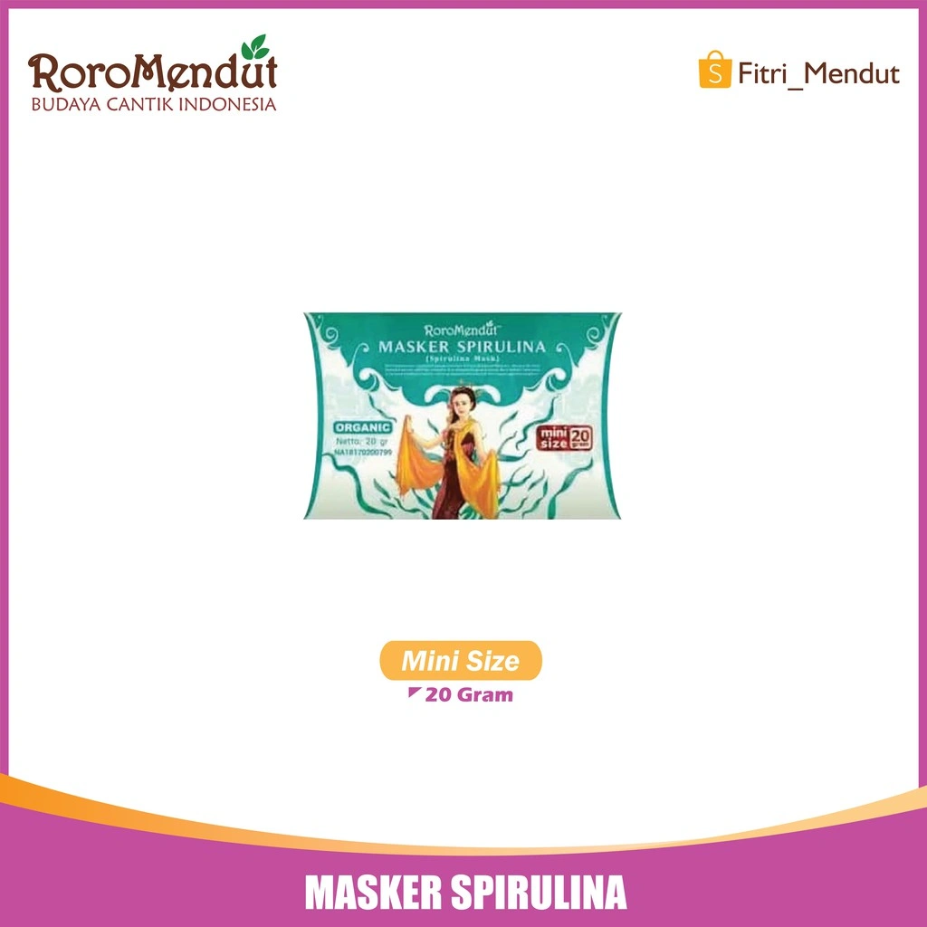Roro Mendut Masker Spirulina 20gr