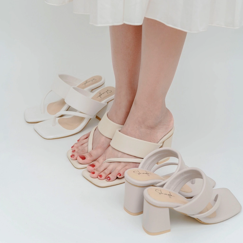 SHOEPPLE HASEPSUT Yura Block Heels | Hak 7 Cm | Sepatu Heels Wanita | Daily Heels | Casual Heels