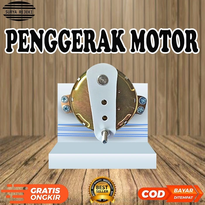 Motor Dinamo Pemutar Rak Geser penetas telur rak geser