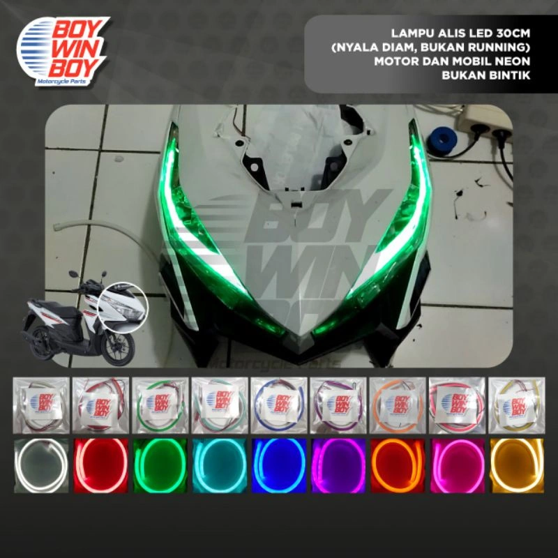 (1 PCS) LAMPU ALIS MOTOR, MOTOR BEBEK DAN MATIC HARGA PER BIJI BUKAN SEPASANG PAKET HEMAT. NYALA DIAM BUKAN RUNNING GENGS...
