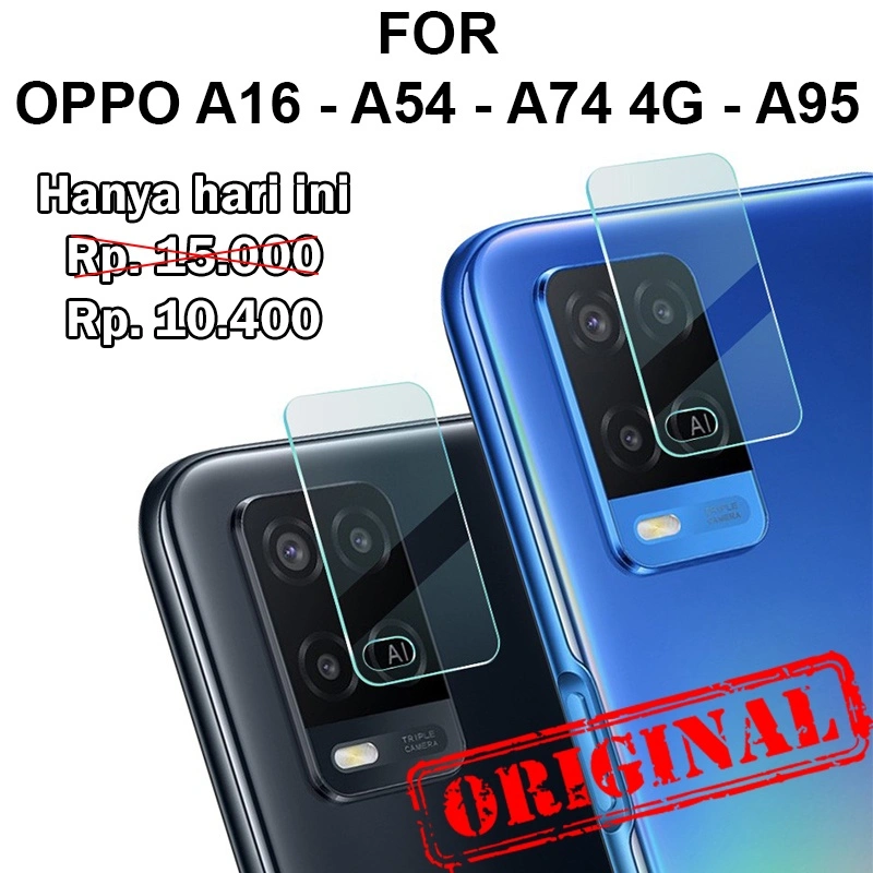 CAMERA TEMPERED GLASS Oppo A16 A54 A74 4G A95 anti gores pelindung lensa hp kaca kamera