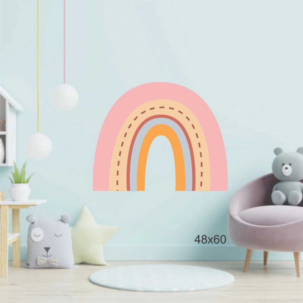 Stiker Dinding Pelangi / Motive Rainbow  / Pusat Wallsticker/ Wallsticker / Dekorasi Rumah  / Dekorasi Kamar / Custom Sticker / Stiker Kamar / Stiker Anak Stiker Lucu / Stiker Dinding Kamar / Stiker Berkualitas