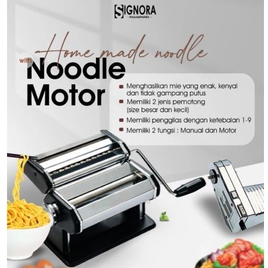 Noodle Maker Motor signora/alat pembuat Mie/Noodle Maker Mesin