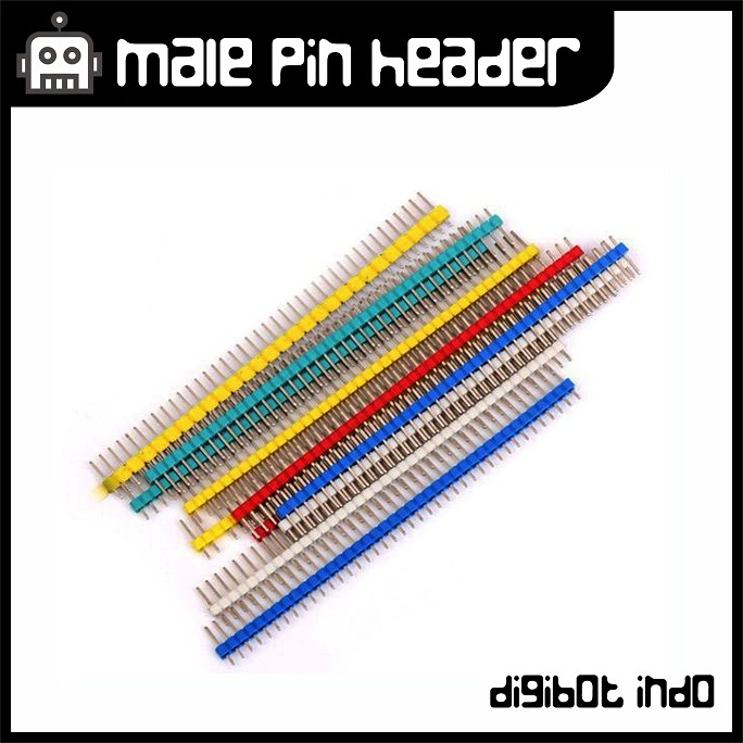 Male Pin Header Warna 40pin 2.54mm