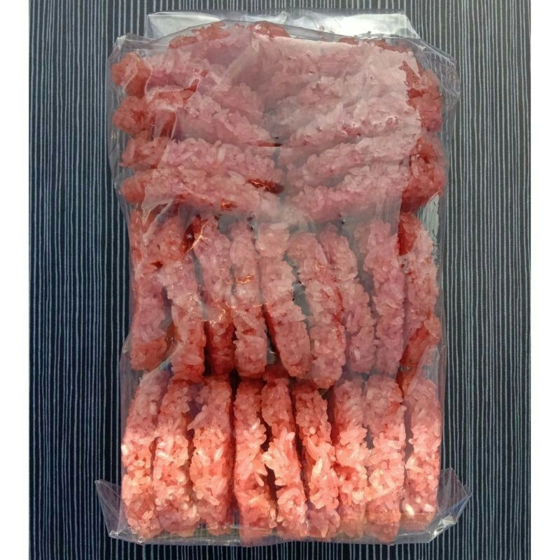 RANGGINANG MENTAH NASI KETAN MAKANAN TRADITIONAL