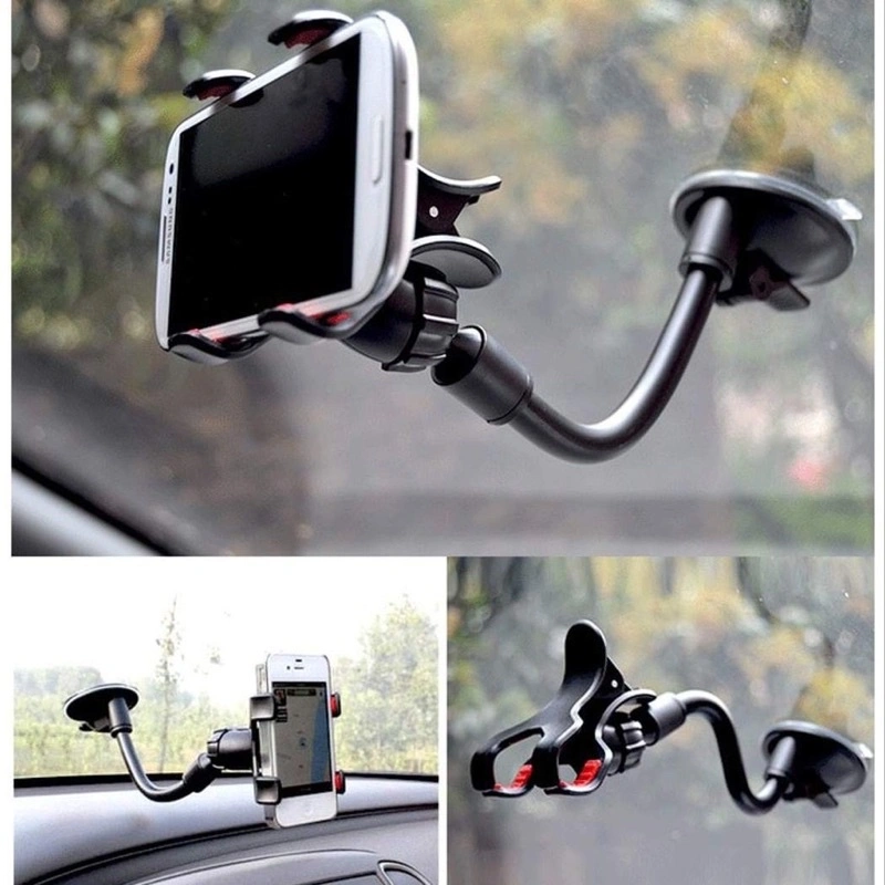 Holder Mobil Untuk HP 360 Derajat / Phone Holder Mobil / Car Holder Leher Angsa Tangkai Panjang