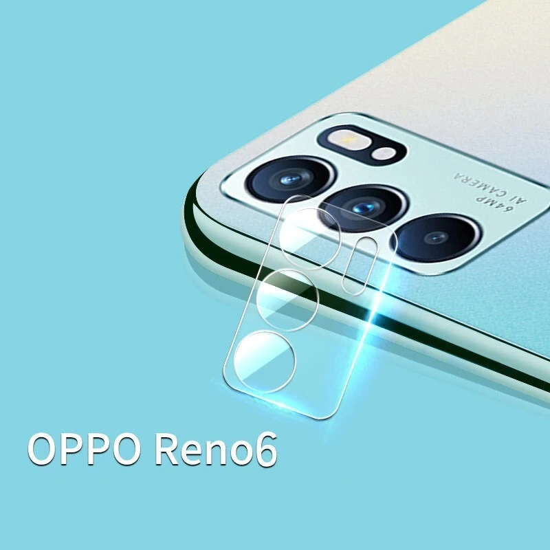 Tempered Glass Camera OPPO Reno 6 4G  Lens Camera Full Cover Protection Camera Handphone