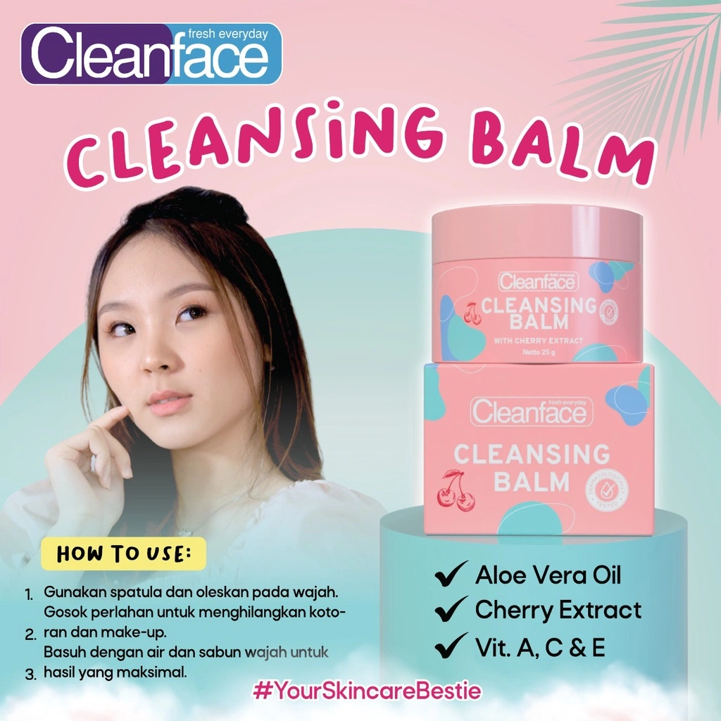 Cleanface Cleansing Balm / Pembersih Make Up (Balm)