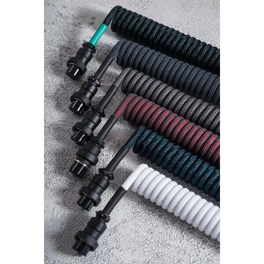 Coiled Cable For Mechanical Kabel Keyboard Type C With Aviator Kabel By Galatix