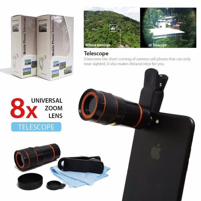 JH LENSA ZOOM 8X / TELESCOP ZOOM 8X PENJEPIT