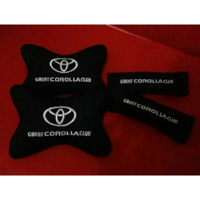 Bantal aksesoris interior mobil Toyota great Corolla c1