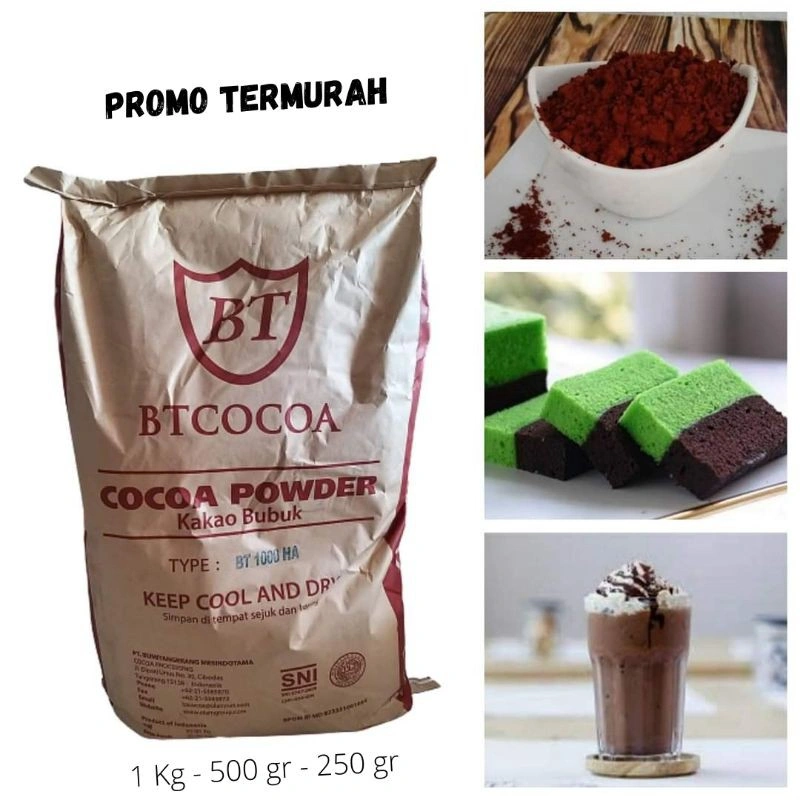 250gr Coklat Bubuk BT Cocoa / Java Dark Classic 1000ha