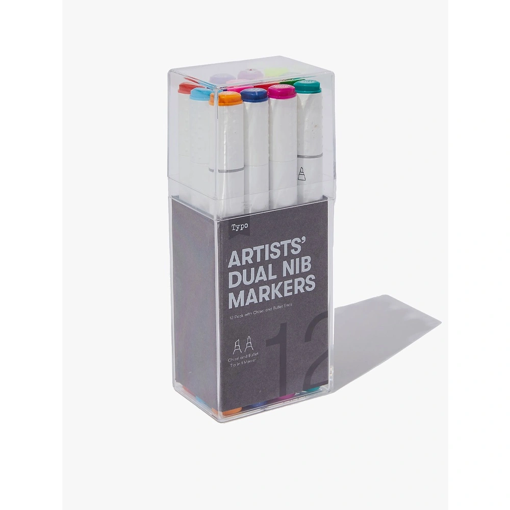 Typo - Artists Dual Nib Marker 12Pk