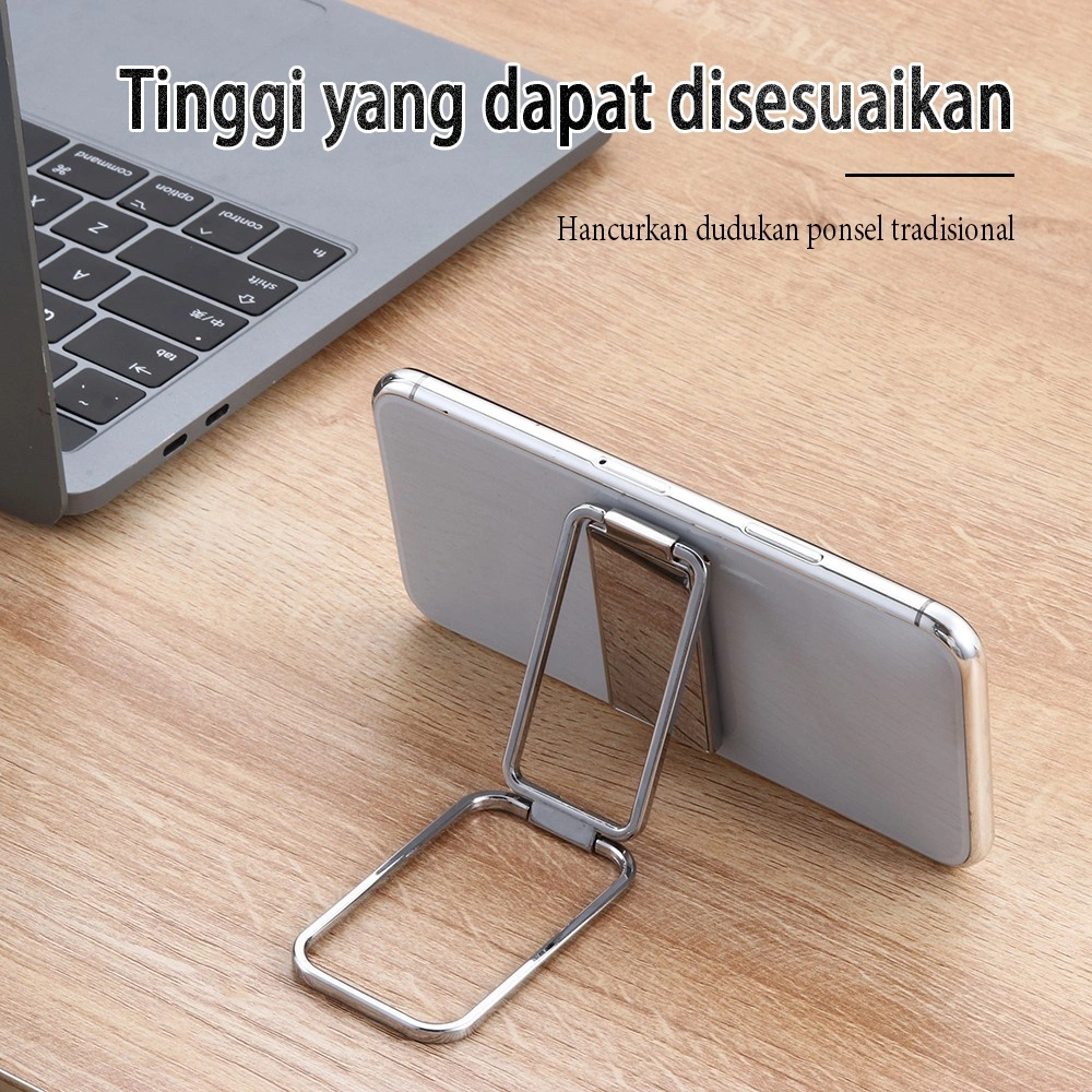 Ring Holder HP Stand 360 Derajat Universal / Metal Ring Cicin Handphone Stand Finger / Tipis Phone Stand Holder