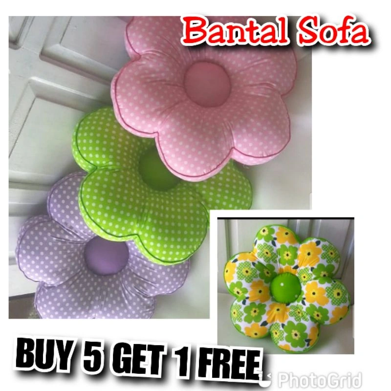 BANTAL SOFA UNIK BUNGA