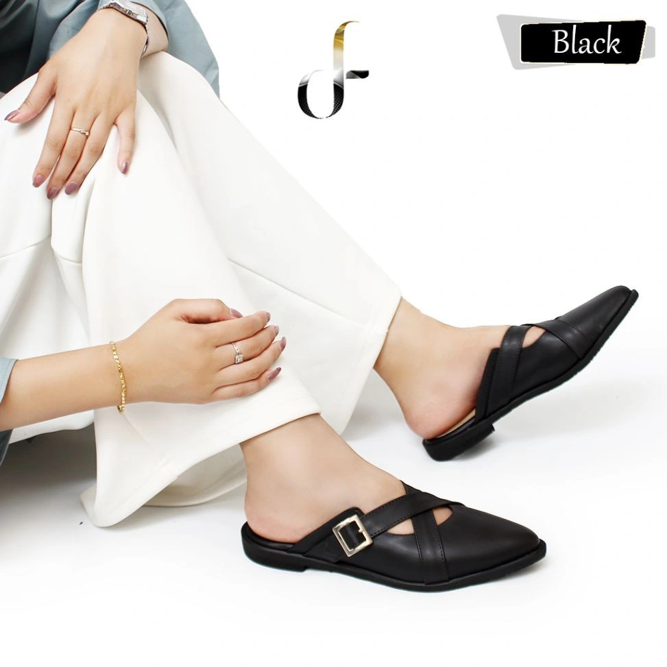 FARADELA Mules Wanita Mary Janes 2F01-47