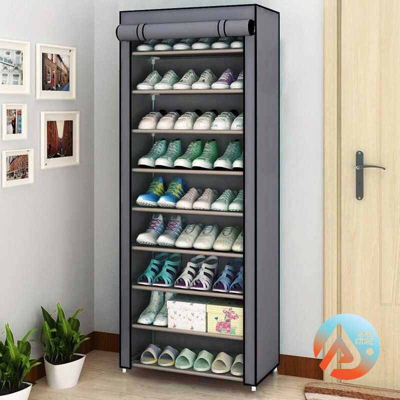 APEN Rak Tempat Penyimpanan Sepatu Sandal Multilayer Shoe Rack Cloth Storage - F8/F10