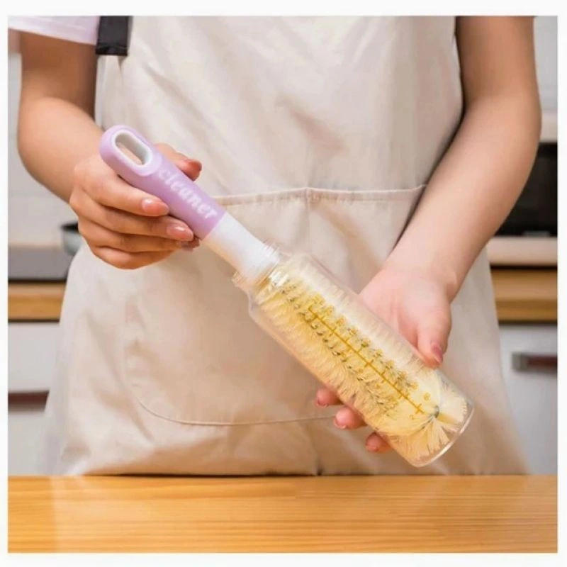 CLEANER - Sikat Botol Susu Cangkir Gelas Thumber Termos /Pembersih Tempat Minum /Sikat Botol Minum Pembersih Botol Susu Bayi Sikat Gelas Sikat Panjang Tebal Sikat Pencuci Gelas - Botol Kaca Bisa Di Gantung