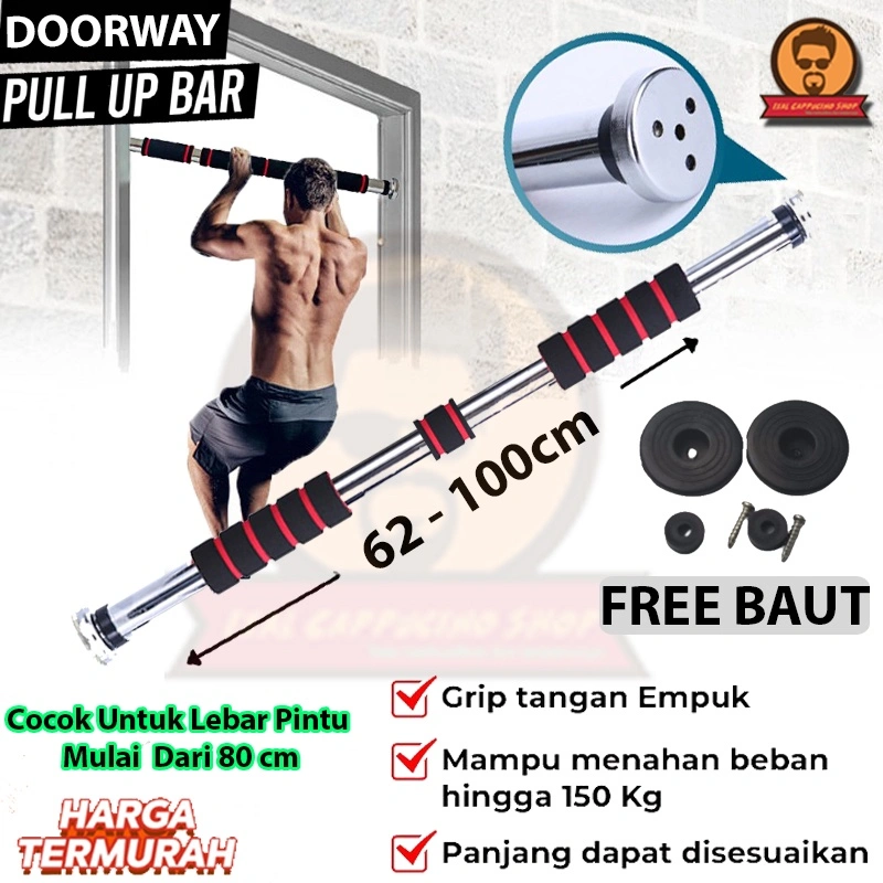 Pull Up Bar - Tiang Pull Up - Door Chinning Bar Kettler - Alat Fitness Olahraga Rumah