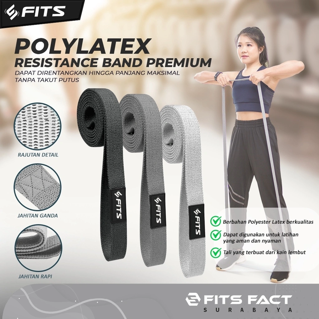 FITS FACT | PolyLatex Resistance Band Premium | Resistance Band Tube