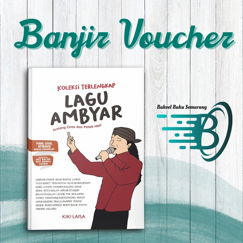 Buku Musik Koleksi Terlengkap Lagu Ambyar Didi Kempot Partitur Not Balok dan Angka Bisa Dimainkan Dengan Piano, Keyboard Maupun Gitar