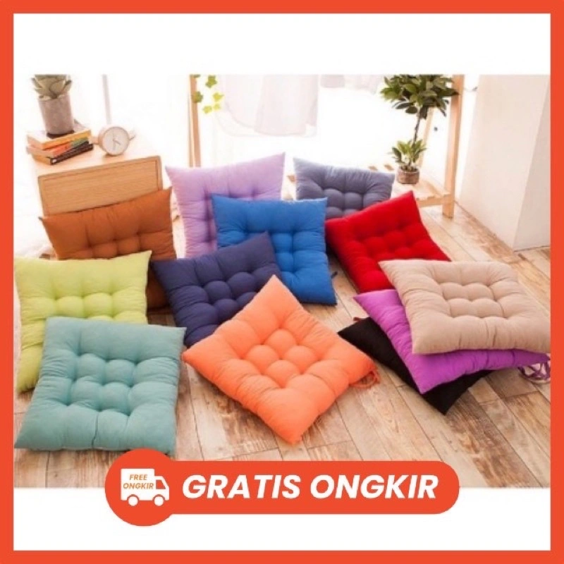 Bantal duduk lesehan kursi empuk anti nyeri lantai