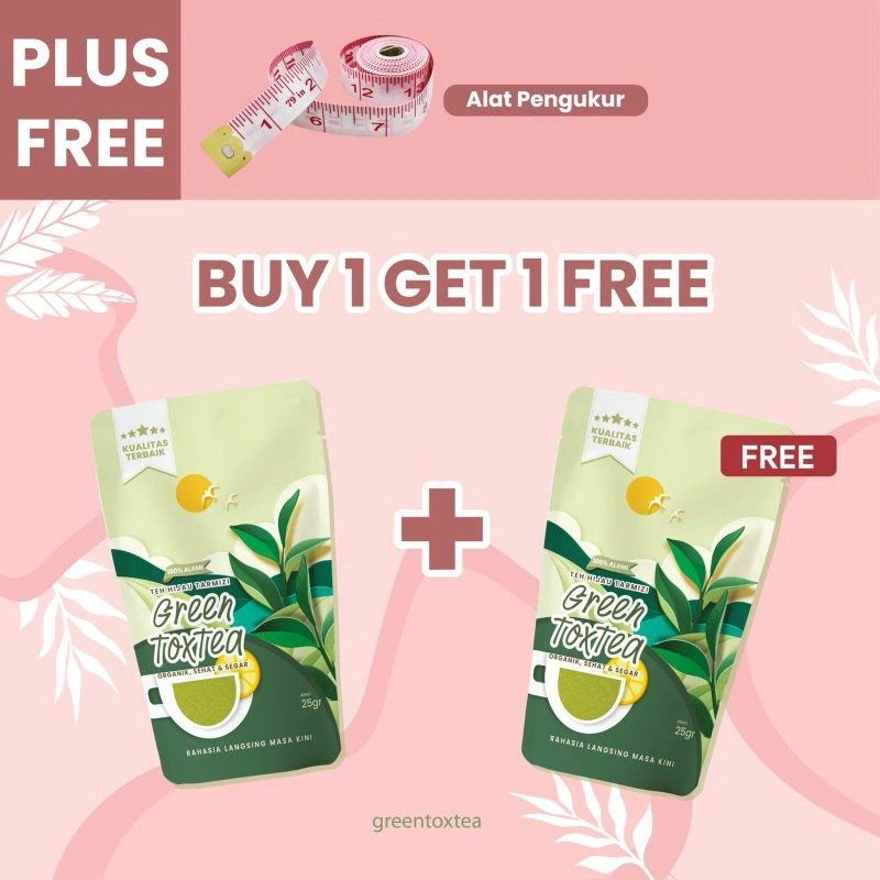 GREENTOXTEA BUY 1 GET 1 TEH DETOX PELANGSING HALAL ALAMI by TEH HIJAU TARMIZI