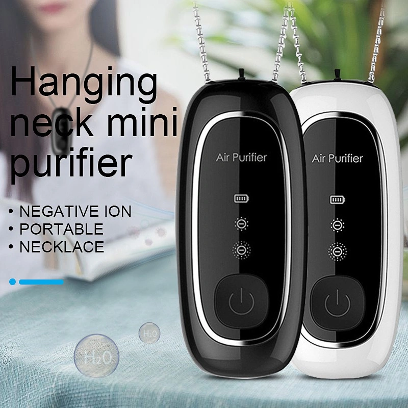 Portable Air Purifier Necklace [A] Kalung Pembersih Udara Mini Ionizer - Aneka Importir