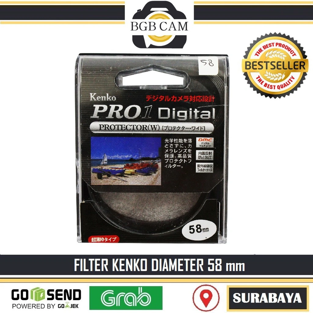 Filter 58 mm Kenko UV Protect / 58mm lensa 18-55