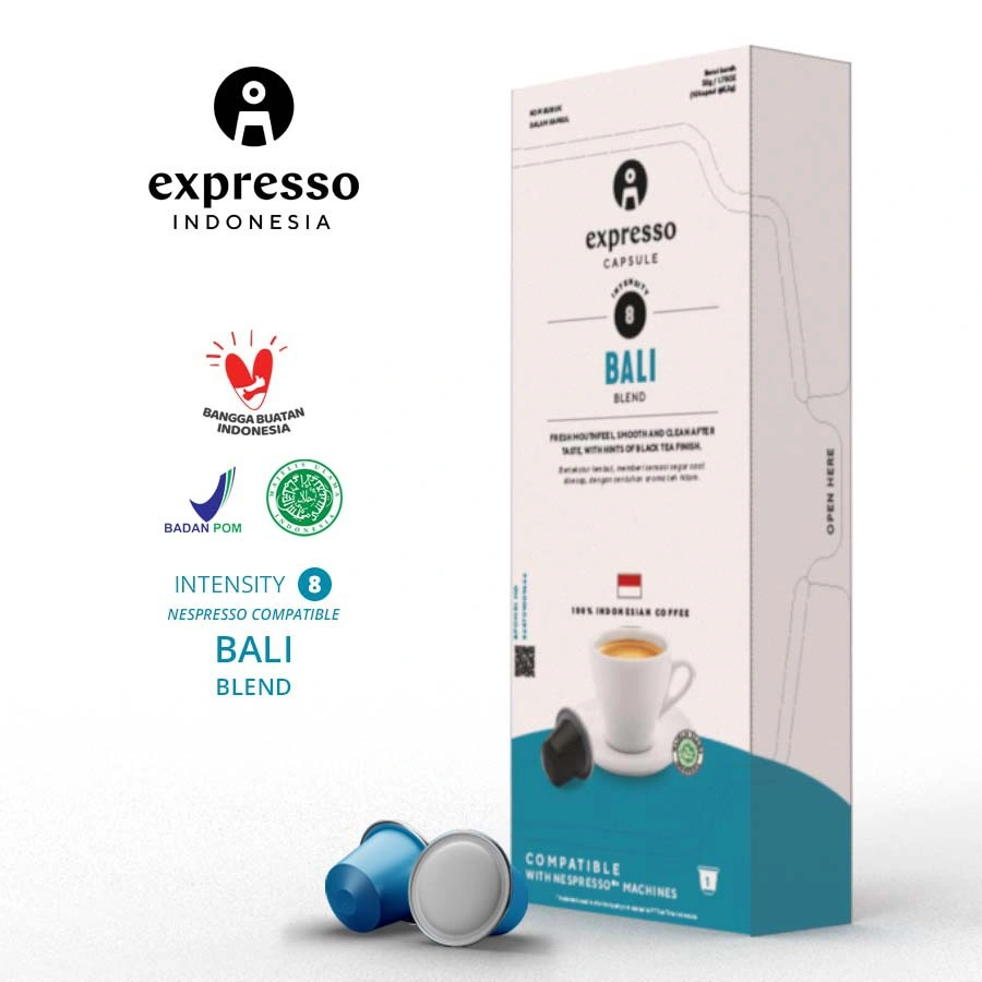Expresso Indonesia - Reguler Capsule - Nespresso Compatible - Bali Blend