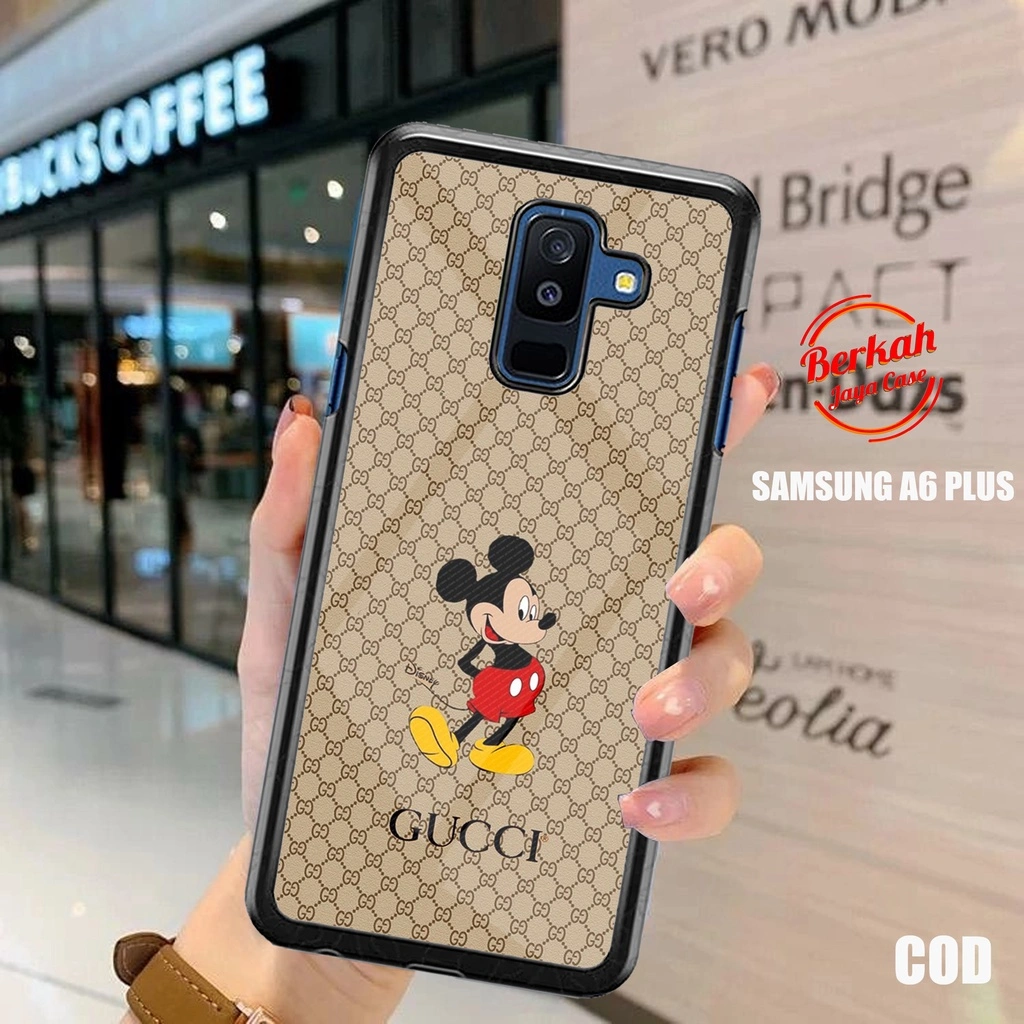 Case SAMSUNG A6 PLUS Casing SAMSUNG A6 PLUS case MICKEY GC Case hp kondom hp case aesthetic case anime case karakter case terbaru casing anime Kondom Hp Casing terbaru casing aesthetic softcase macaron Berkah Case