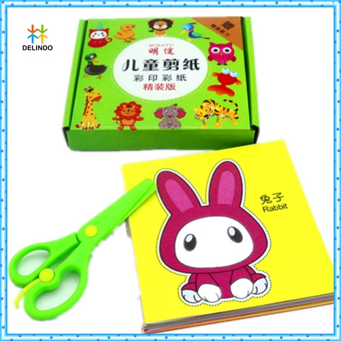 Mainan Edukasi Anak Gunting Kertas Bergambar Paper Cut Aneka Bentuk