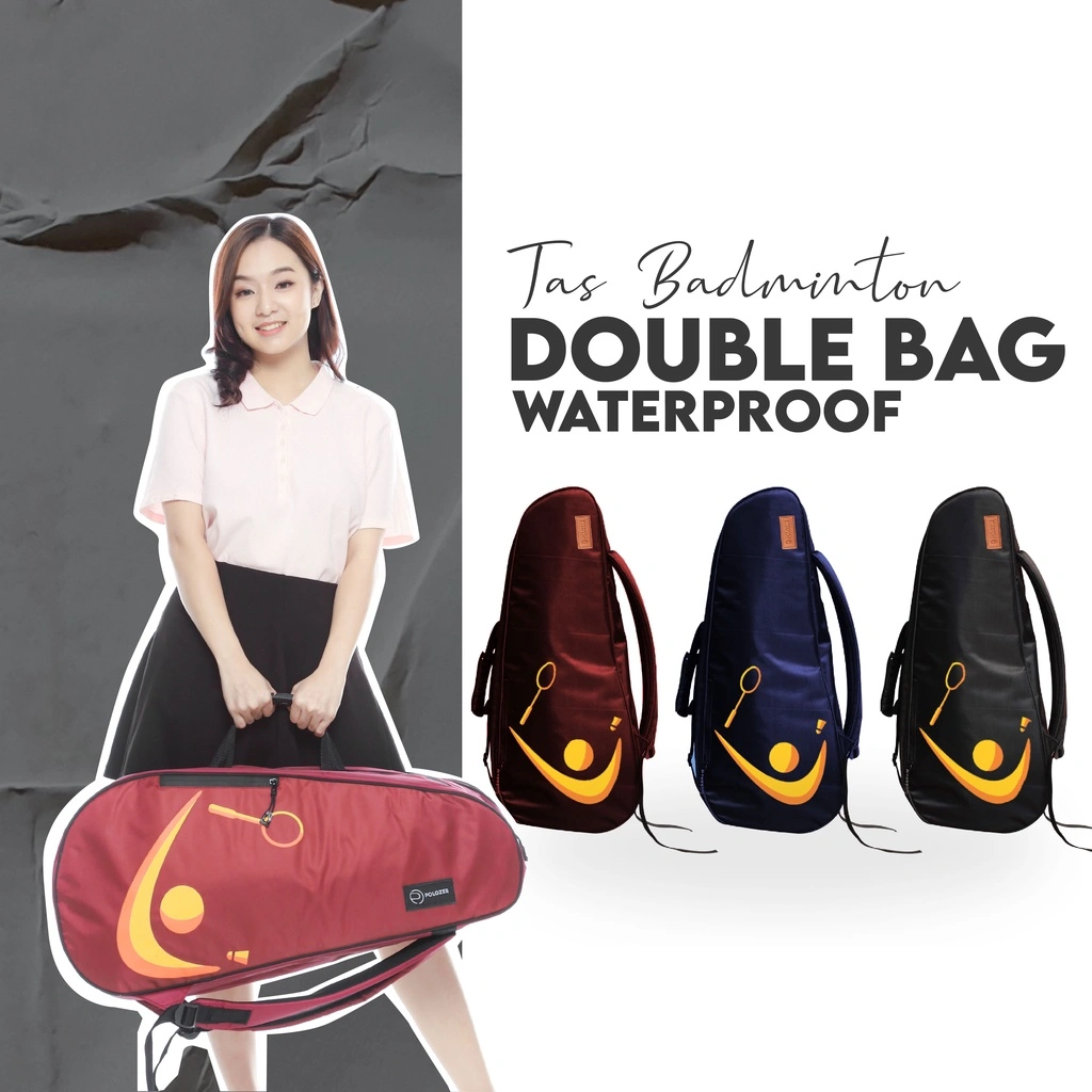 Tas Raket Tas Badminton Doble Bag Waterproof