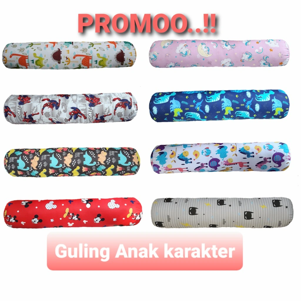 Guling Anak Karakter Untuk Umur 1-8 Tahun