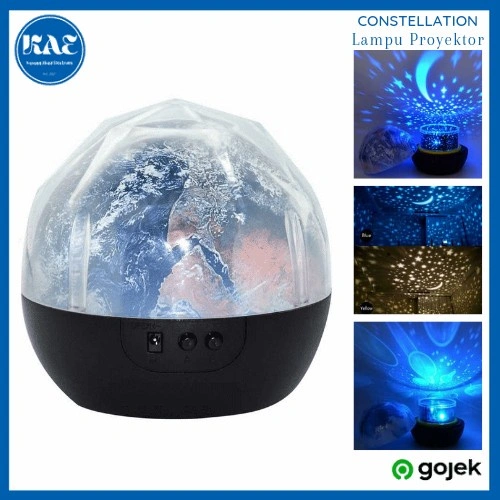 Lampu Proyektor LED Night Light Model Constellation Lampu Tidur Anak