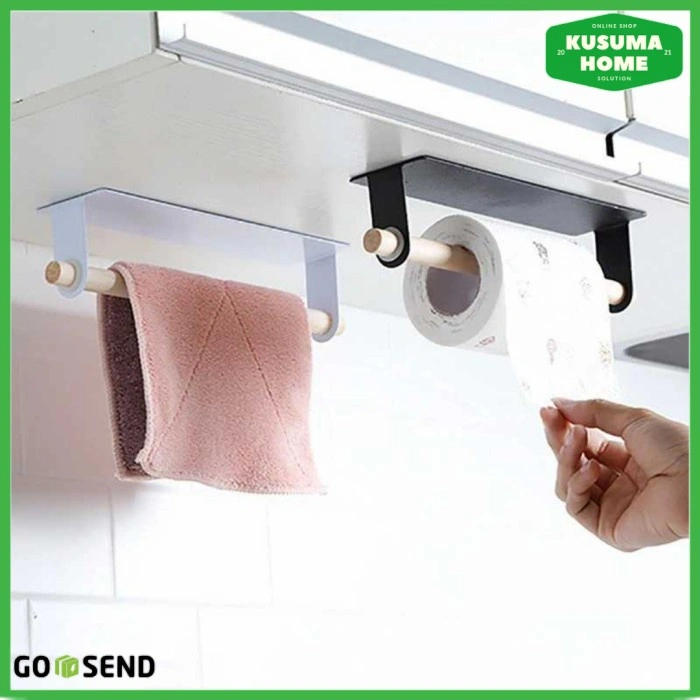 Tempat Tisu Toilet Handuk Serbaguna HOUSEEN Gantungan Model Roll