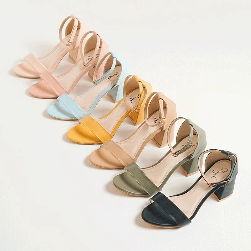 SHOEPPLE HASEPSUT Monia Block Heels | Hak 7 Cm | Sepatu Heels Wanita | Daily Heels | Casual Heels