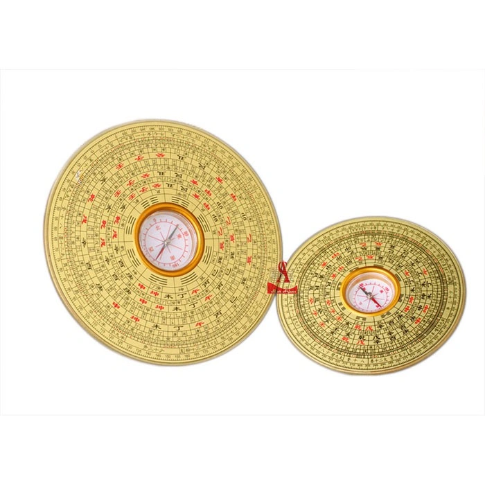 KOMPAS FENGSHUI TEMBAGA BULAT - 13.5CM