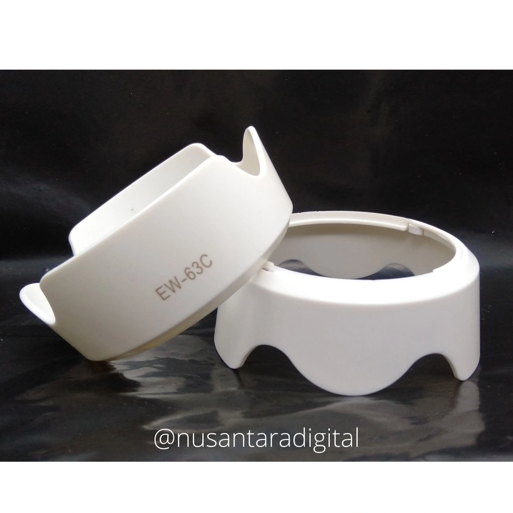 Lens Hood EW-63C Flower Ukuran 58mm Utk Canon 18-55mm STM Putih